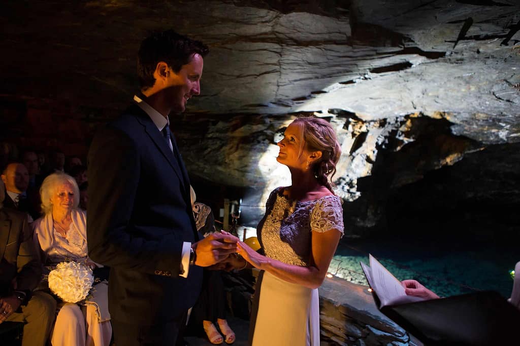 Carnglaze Cavern Wedding Photographer