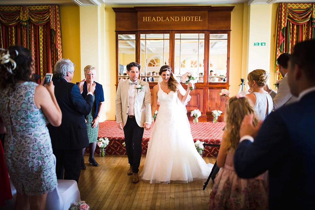 Headland Hotel Wedding Photography