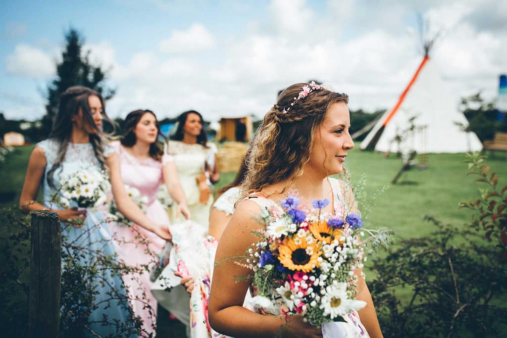 Cornish Tipi Wedding Photographer 31