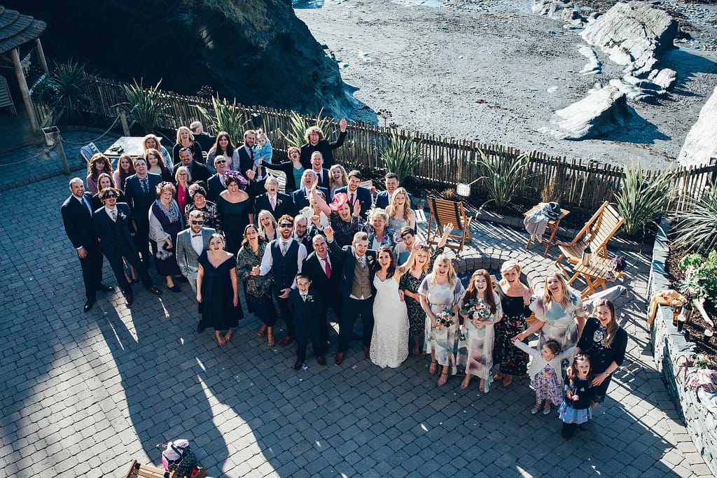 Tunnels Beaches wedding party