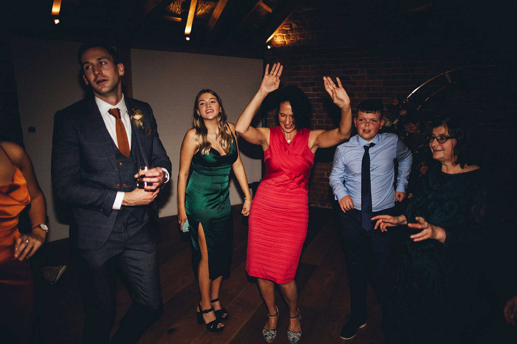 Dancing at a Brickhouse Vineyard wedding